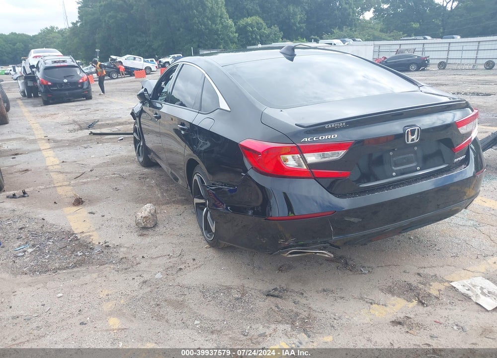 2018 HONDA ACCORD SPORT VIN: 1HGCV1F39JA091854