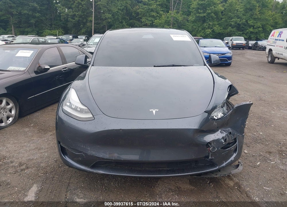2021 TESLA MODEL Y LONG RANGE DUAL MOTOR ALL-WHEEL DRIVE VIN: 5YJYGDEE8MF088717
