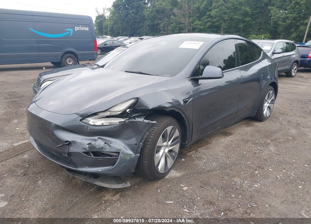 2021 TESLA MODEL Y LONG RANGE DUAL MOTOR ALL-WHEEL DRIVE VIN: 5YJYGDEE8MF088717