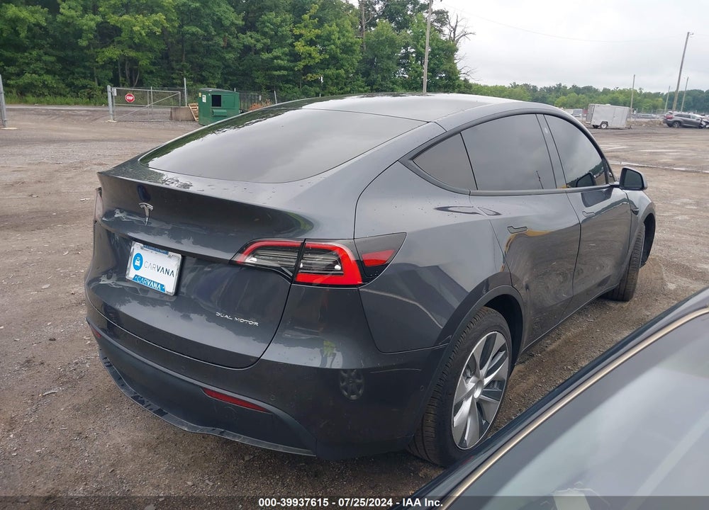 2021 TESLA MODEL Y LONG RANGE DUAL MOTOR ALL-WHEEL DRIVE VIN: 5YJYGDEE8MF088717