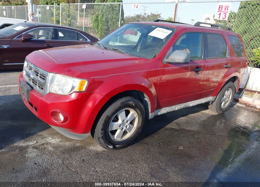 2009 FORD ESCAPE XLT VIN: 1FMCU037X9KC26859