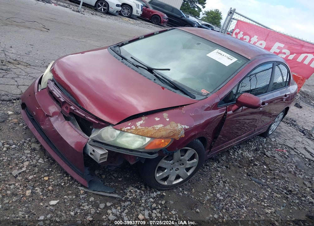 2008 HONDA CIVIC SDN LX VIN: 1HGFA16578L027952