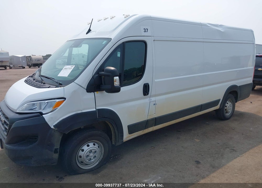 2023 RAM PROMASTER 3500 CARGO VAN HIGH ROOF 159 WB EXT VIN: 3C6MRVJG5PE581536