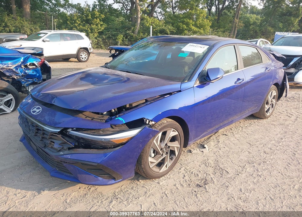 2024 HYUNDAI ELANTRA LIMITED VIN: KMHLP4DG3RU706632