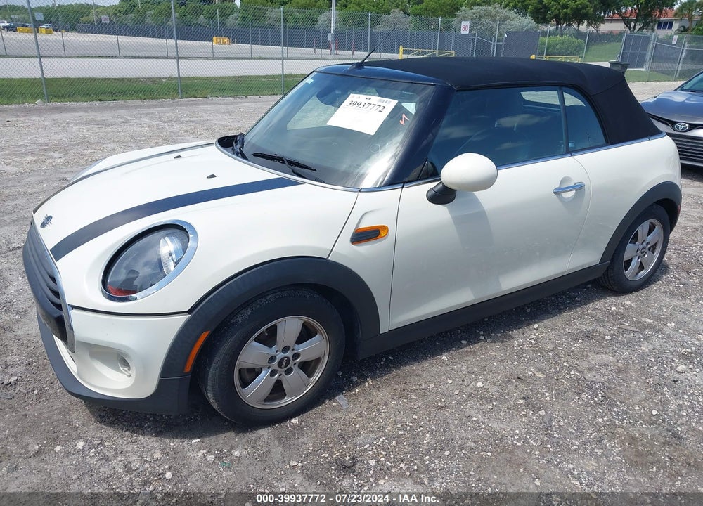 2019 MINI CONVERTIBLE COOPER VIN: WMWWG5C5XK3F79784