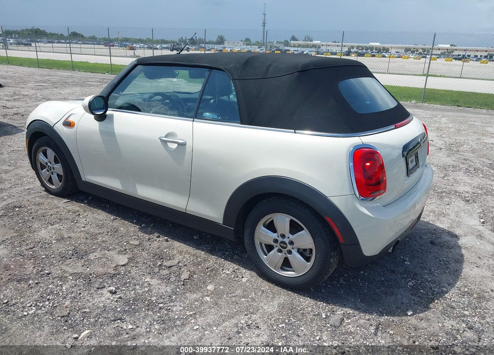 2019 MINI CONVERTIBLE COOPER VIN: WMWWG5C5XK3F79784