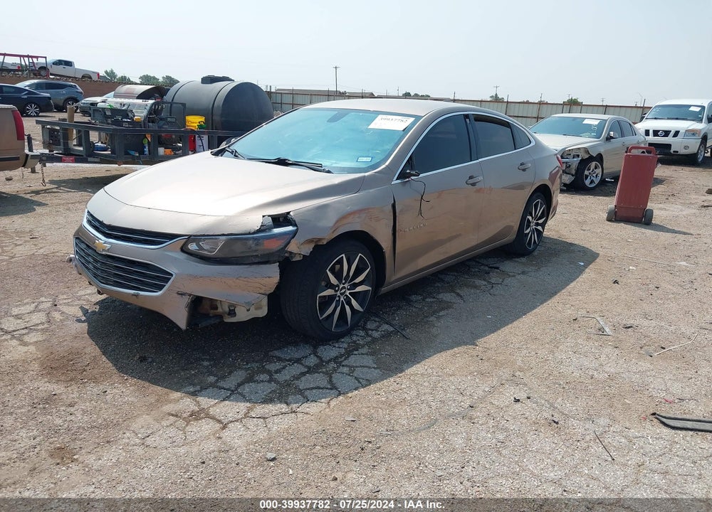 2018 CHEVROLET MALIBU LT VIN: 1G1ZD5ST0JF260504