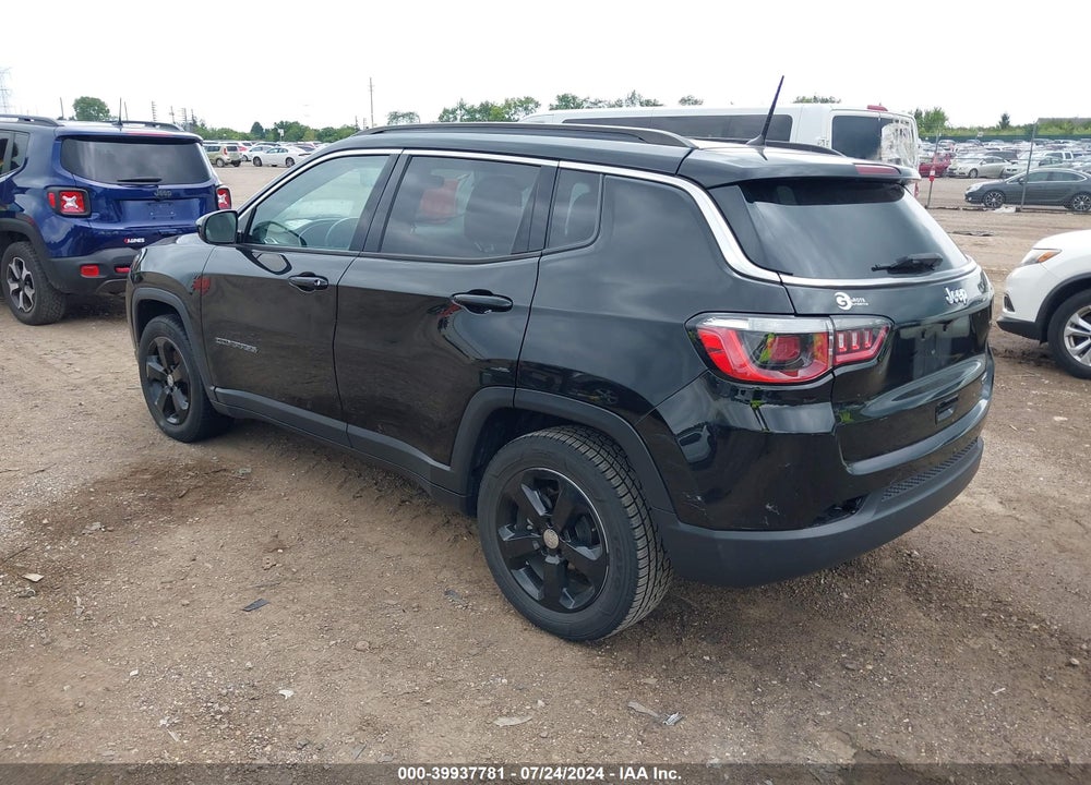 2018 JEEP COMPASS LATITUDE FWD VIN: 3C4NJCBB9JT377000