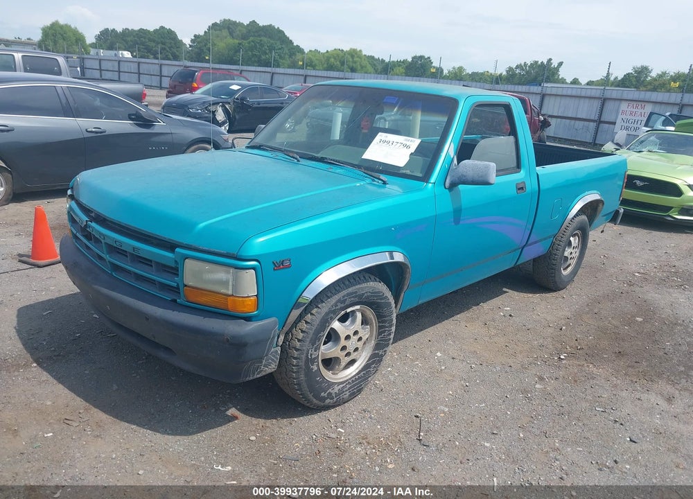 1996 DODGE DAKOTA VIN: 1B7FL26X2TW710861