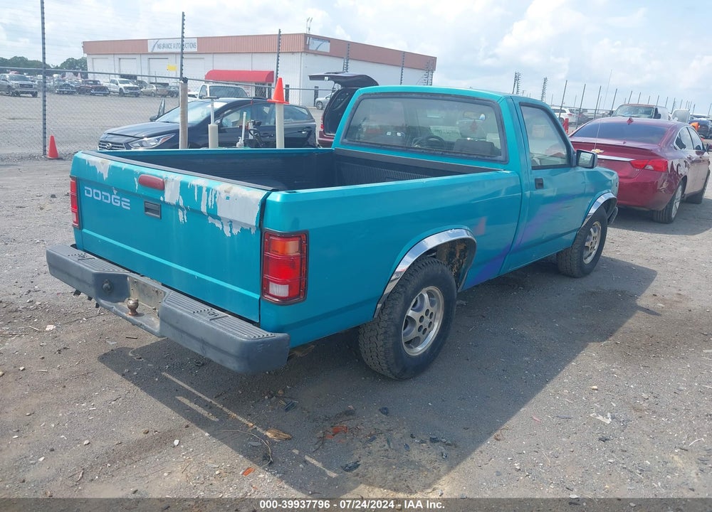 1996 DODGE DAKOTA VIN: 1B7FL26X2TW710861