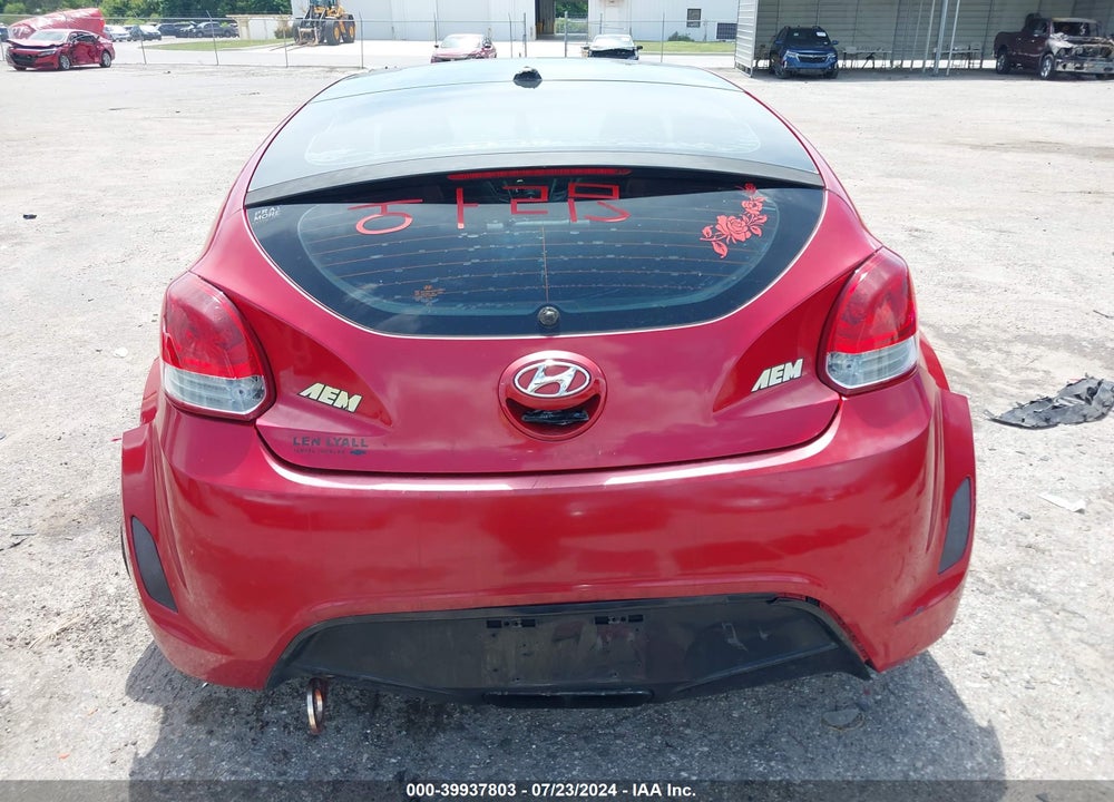 2012 HYUNDAI VELOSTER BASE W/RED/BLACK VIN: KMHTC6AD1CU026334