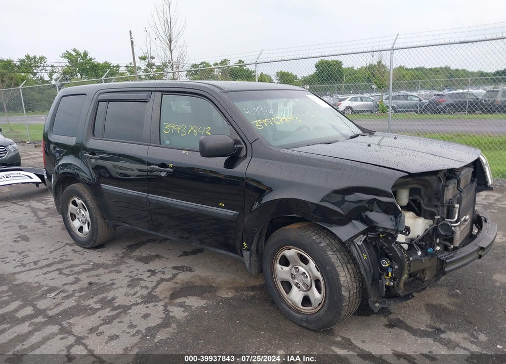 2011 HONDA PILOT LX VIN: 5FNYF4H22BB014419
