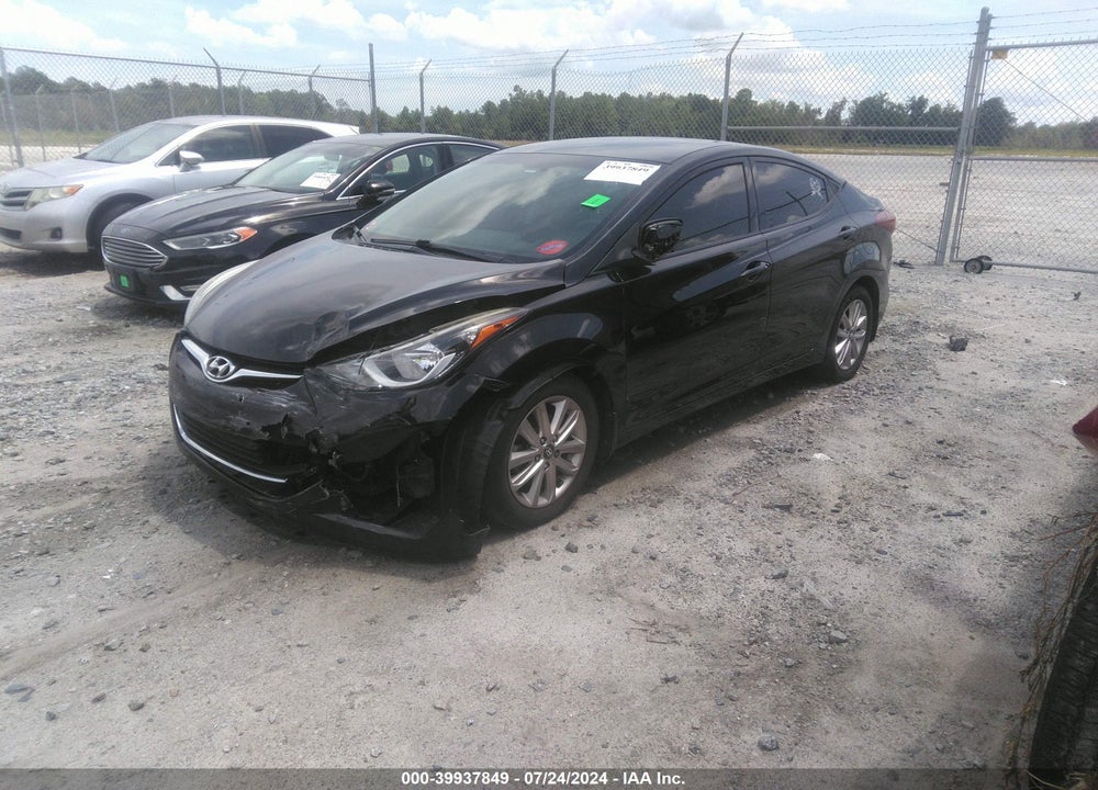 2015 HYUNDAI ELANTRA SE VIN: 5NPDH4AE9FH607506