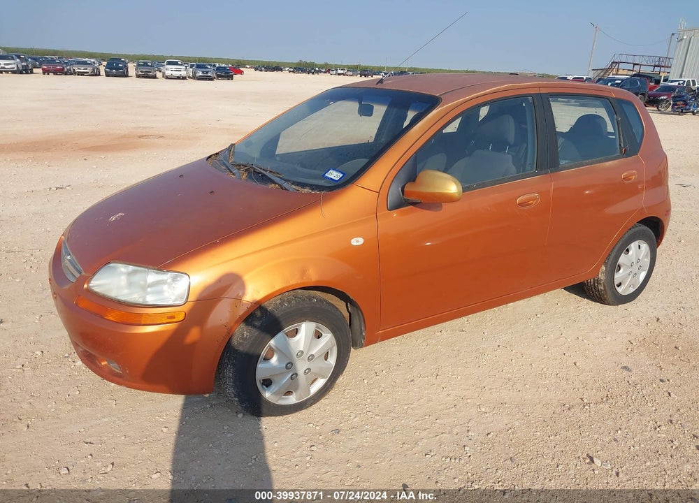 2006 CHEVROLET AVEO LS VIN: KL1TD66606B542834