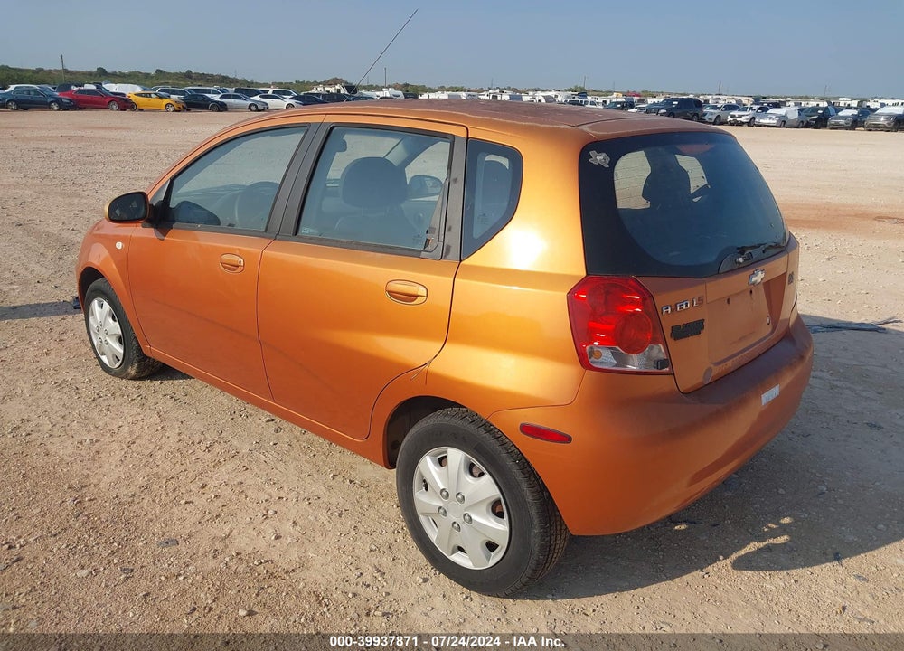 2006 CHEVROLET AVEO LS VIN: KL1TD66606B542834