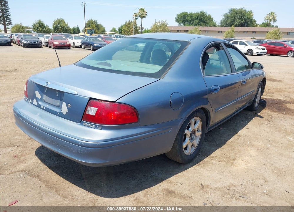 2001 MERCURY SABLE LS PREMIUM VIN: 1MEFM55S41A614050