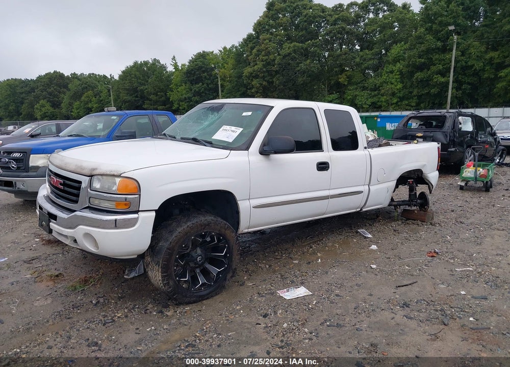2006 GMC SIERRA 1500 SLE2 VIN: 1GTEC19Z06Z222000