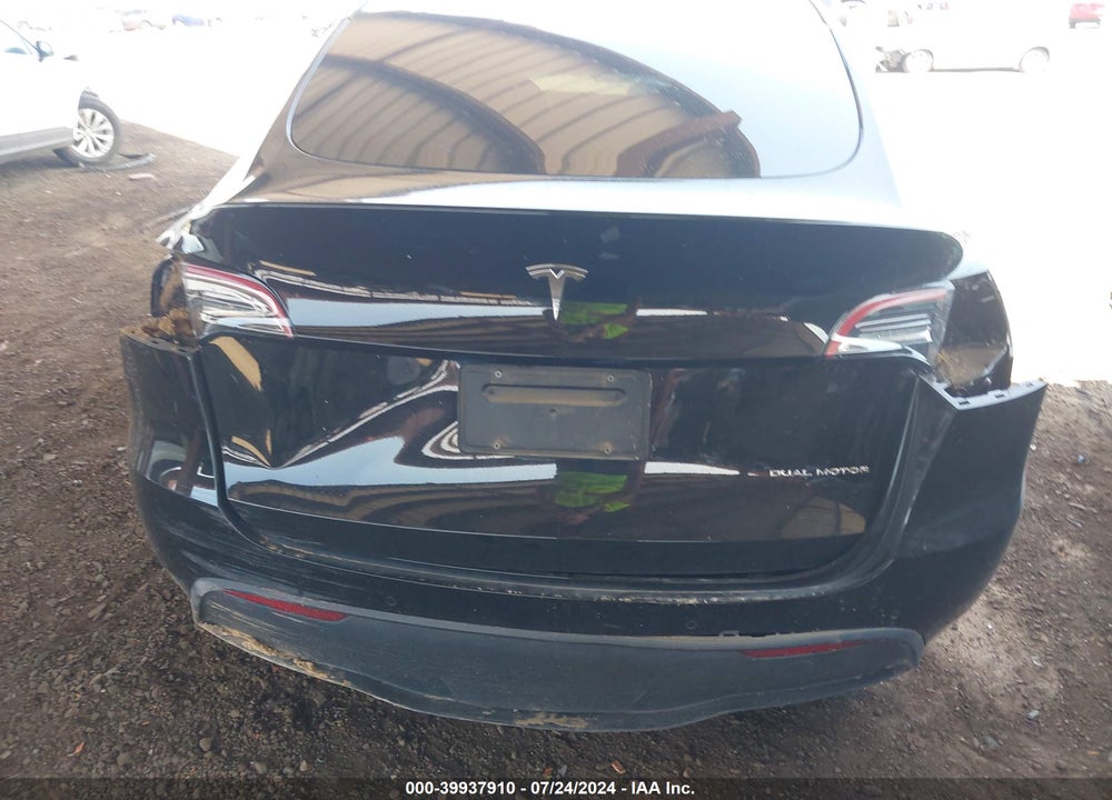 2021 TESLA MODEL Y LONG RANGE DUAL MOTOR ALL-WHEEL DRIVE VIN: 5YJYGDEE6MF087498
