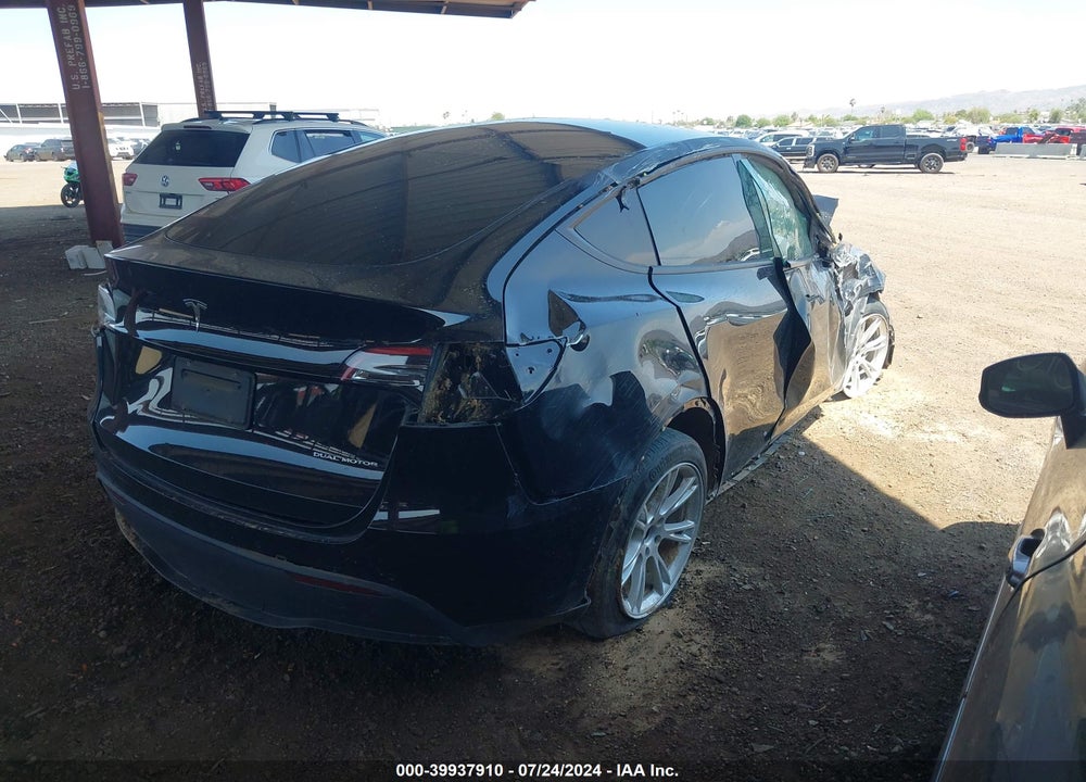 2021 TESLA MODEL Y LONG RANGE DUAL MOTOR ALL-WHEEL DRIVE VIN: 5YJYGDEE6MF087498