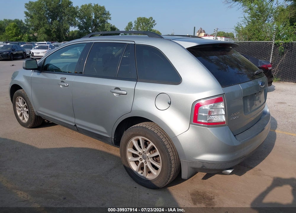2007 FORD EDGE SEL VIN: 2FMDK38C37BA55607