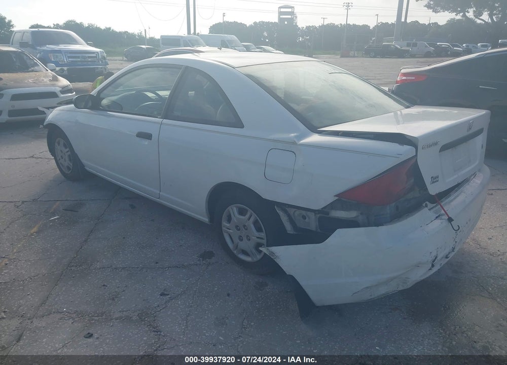 2002 HONDA CIVIC DX VIN: 1HGEM21232L088180