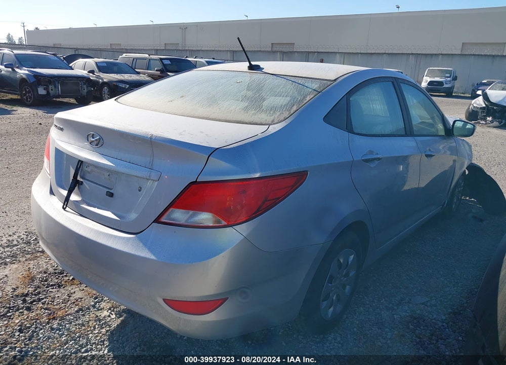2017 HYUNDAI ACCENT SE VIN: KMHCT4AE8HU297704