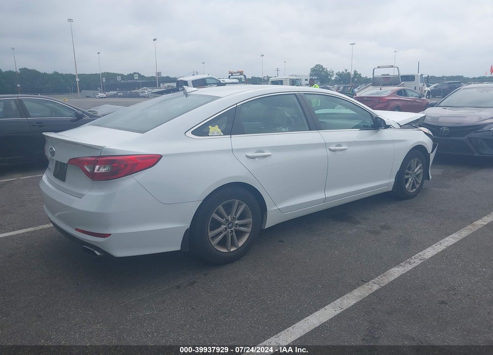 2016 HYUNDAI SONATA SE VIN: 5NPE24AF8GH292150
