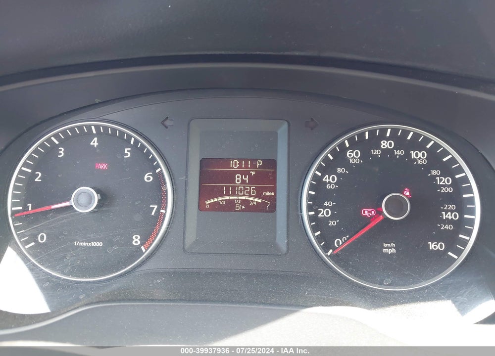 2012 VOLKSWAGEN JETTA 2.5L SE VIN: 3VWDP7AJ3CM312003