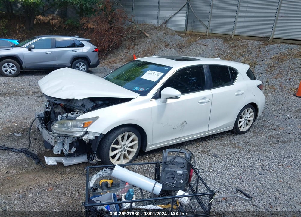 2013 LEXUS CT 200H VIN: JTHKD5BH5D2124402