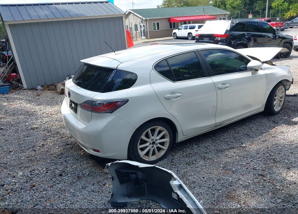 2013 LEXUS CT 200H VIN: JTHKD5BH5D2124402