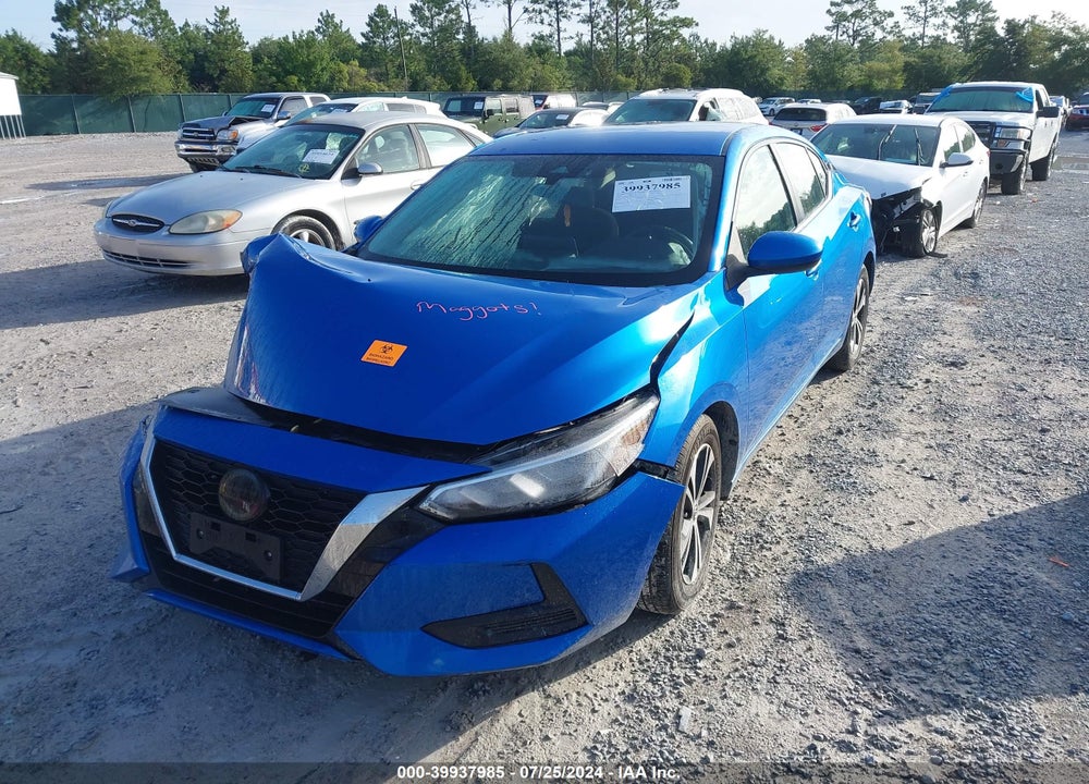 2022 NISSAN SENTRA SV XTRONIC CVT VIN: 3N1AB8CV7NY223947