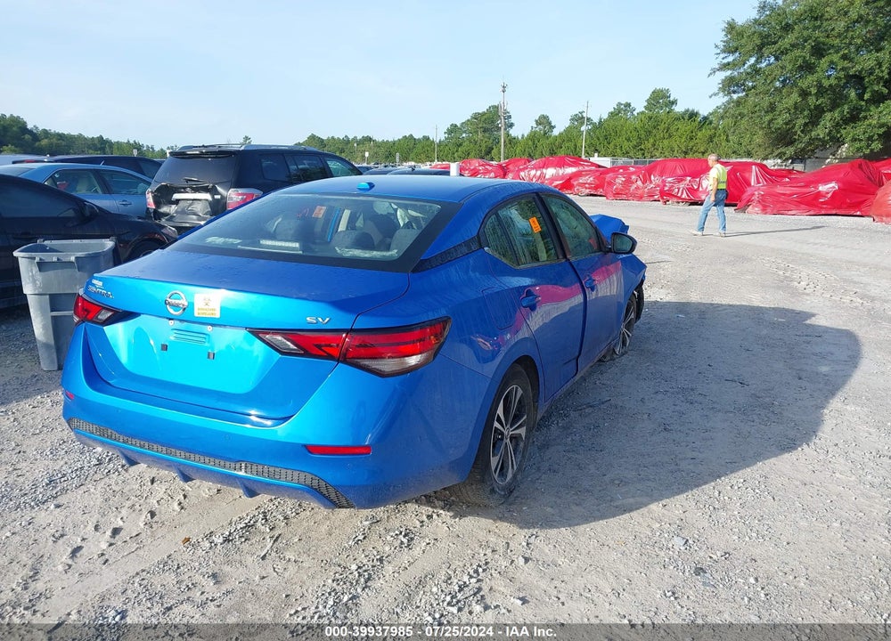 2022 NISSAN SENTRA SV XTRONIC CVT VIN: 3N1AB8CV7NY223947