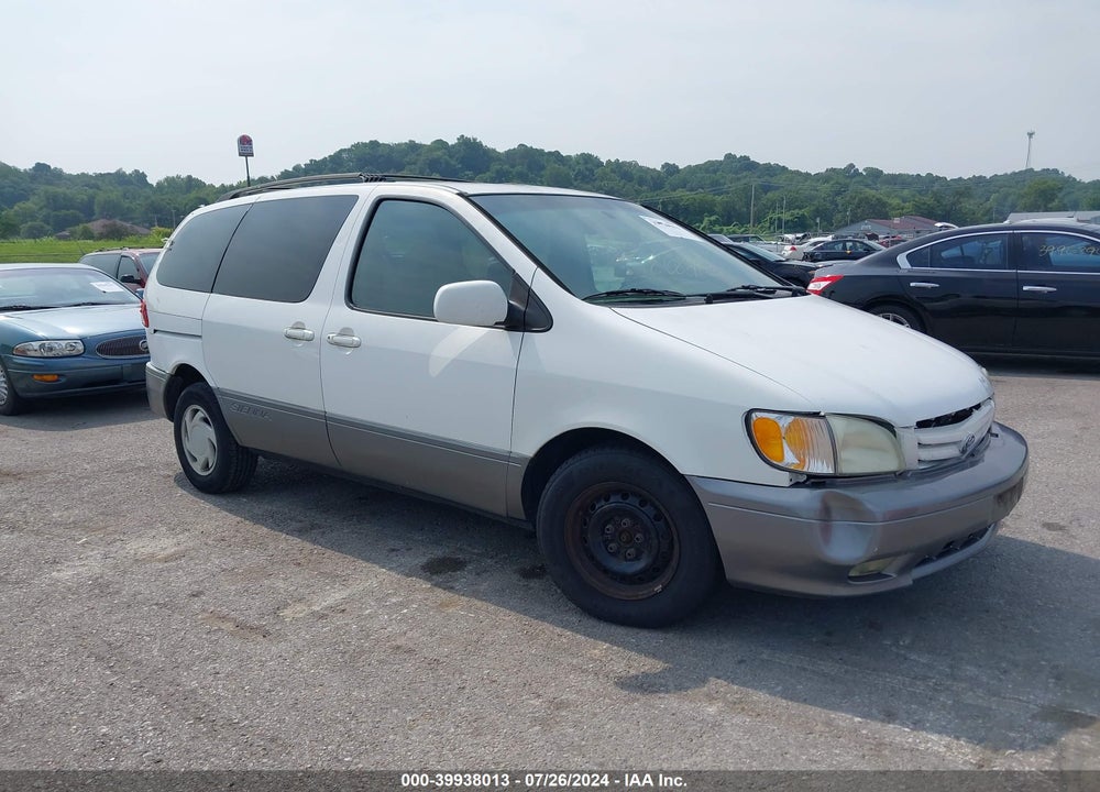2002 TOYOTA SIENNA XLE VIN: 4T3ZF13C52U479144