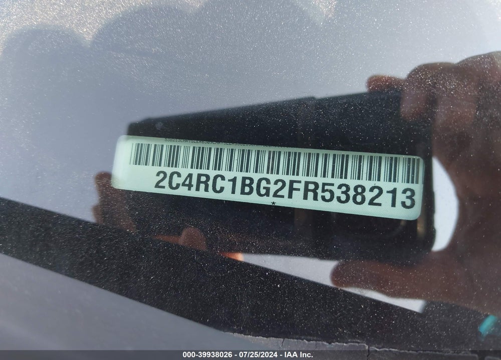 2015 CHRYSLER TOWN & COUNTRY TOURING VIN: 2C4RC1BG2FR538213