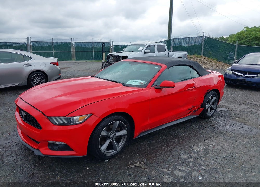 2015 FORD MUSTANG V6 VIN: 1FATP8EM2F5326838
