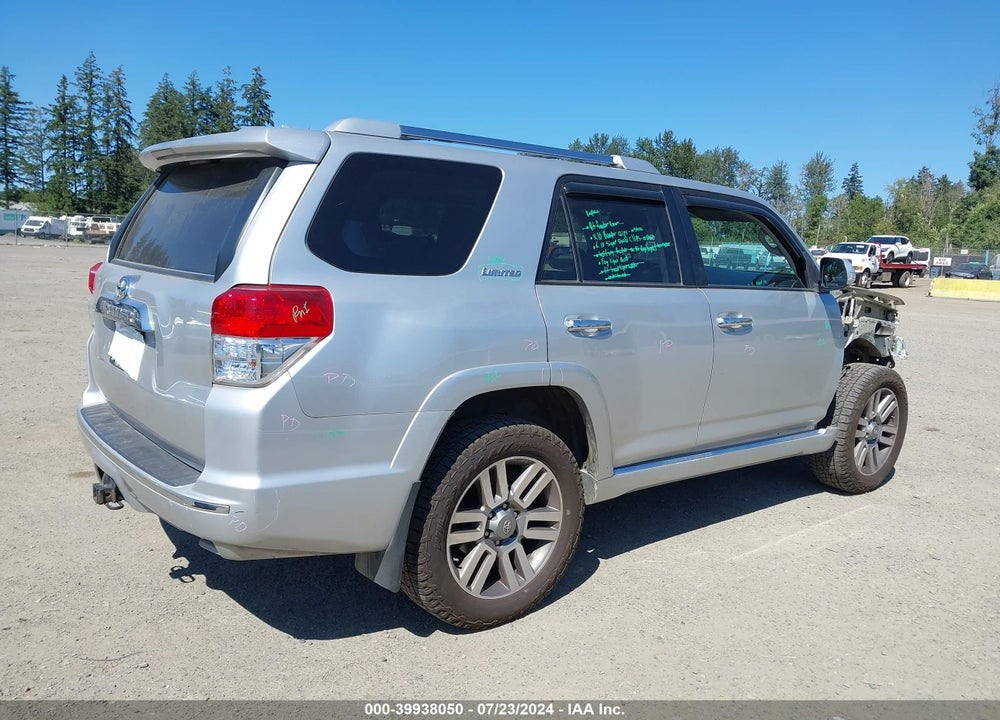 2013 TOYOTA 4RUNNER LIMITED VIN: JTEBU5JR5D5147054