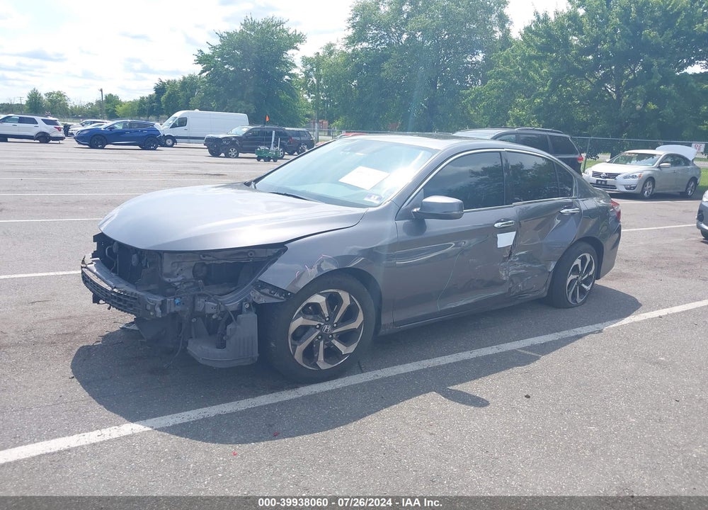 2017 HONDA ACCORD EX-L V6 VIN: 1HGCR3F06HA020434