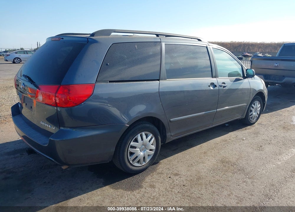 2010 TOYOTA SIENNA LE VIN: 5TDKK4CC7AS298707