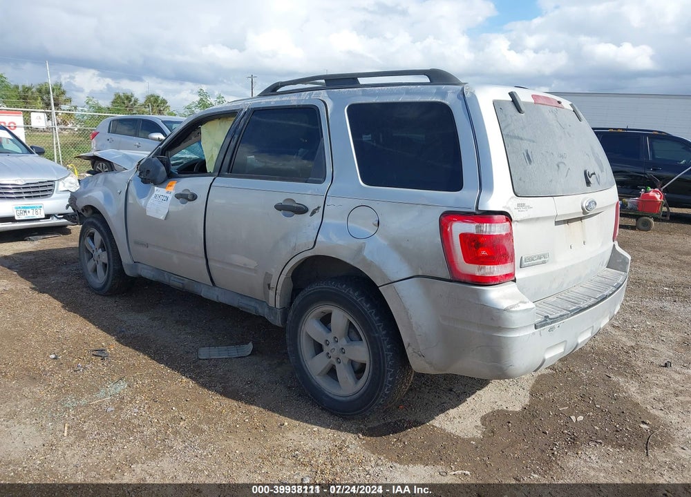 2008 FORD ESCAPE XLT VIN: 1FMCU03188KA91150
