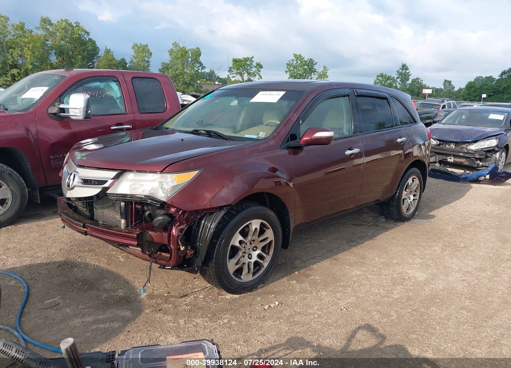 2008 ACURA MDX VIN: 2HNYD28218H538765