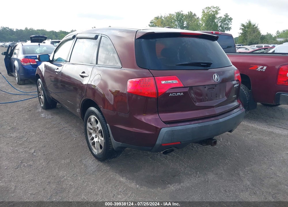 2008 ACURA MDX VIN: 2HNYD28218H538765
