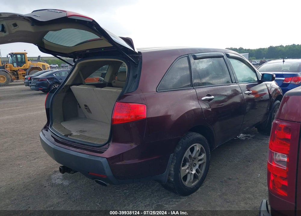 2008 ACURA MDX VIN: 2HNYD28218H538765