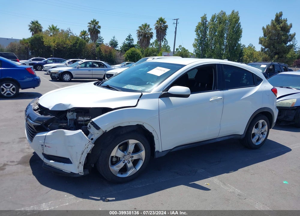 2016 HONDA HR-V LX VIN: 3CZRU5G30GM736138