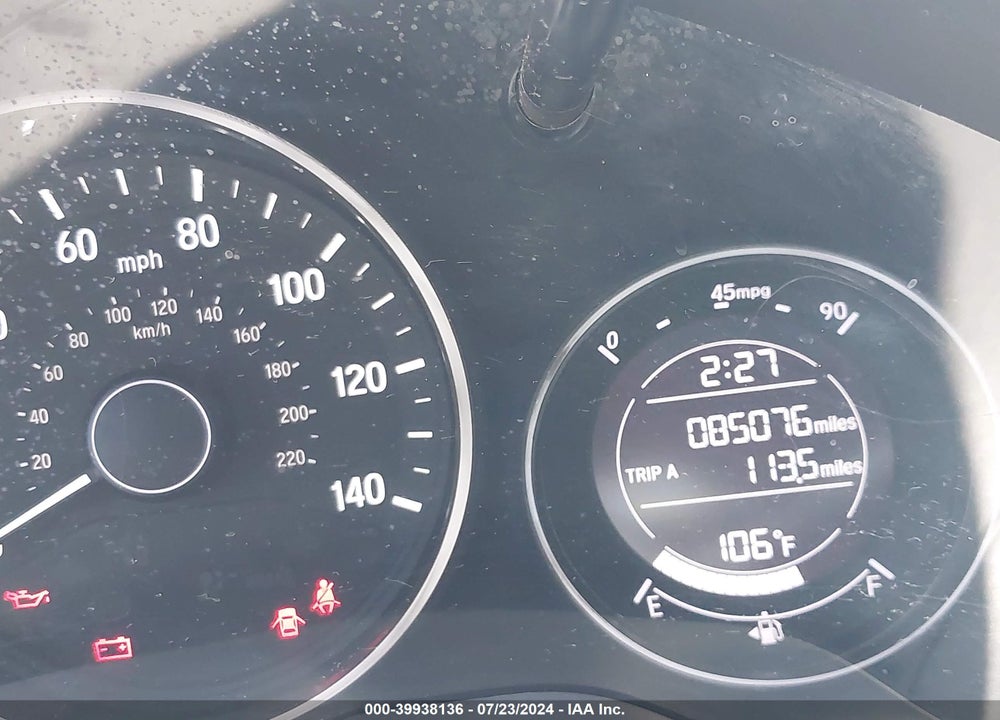 2016 HONDA HR-V LX VIN: 3CZRU5G30GM736138