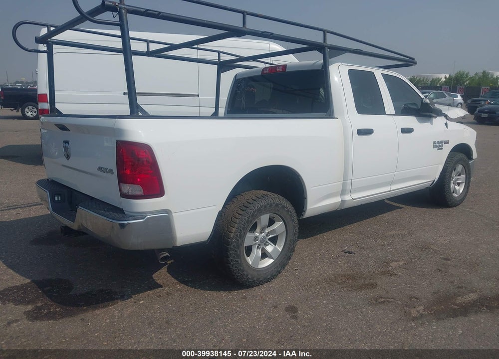 2020 RAM 1500 CLASSIC TRADESMAN QUAD CAB 4X4 6'4 BOX VIN: 1C6RR7FTXLS148812