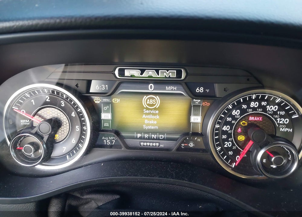 2019 RAM 1500 BIG HORN/LONE STAR 4X2 5'7 BOX VIN: 1C6RREFT5KN531302
