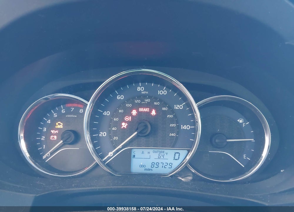 2014 TOYOTA COROLLA LE VIN: 2T1BURHE8EC093171