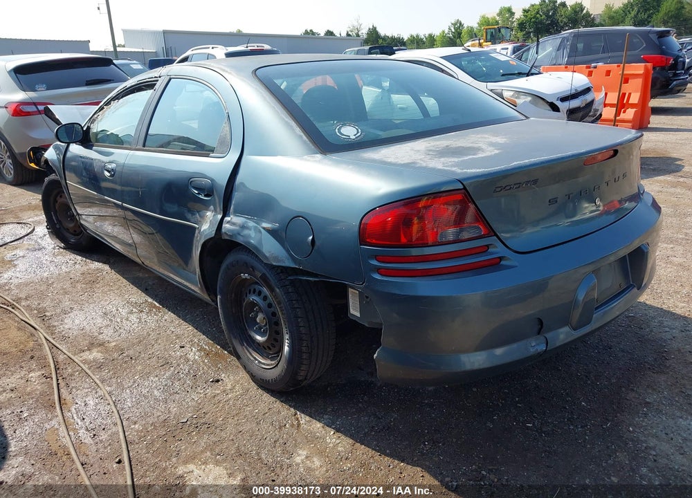 2006 DODGE STRATUS SXT VIN: 1B3EL46R76N209873