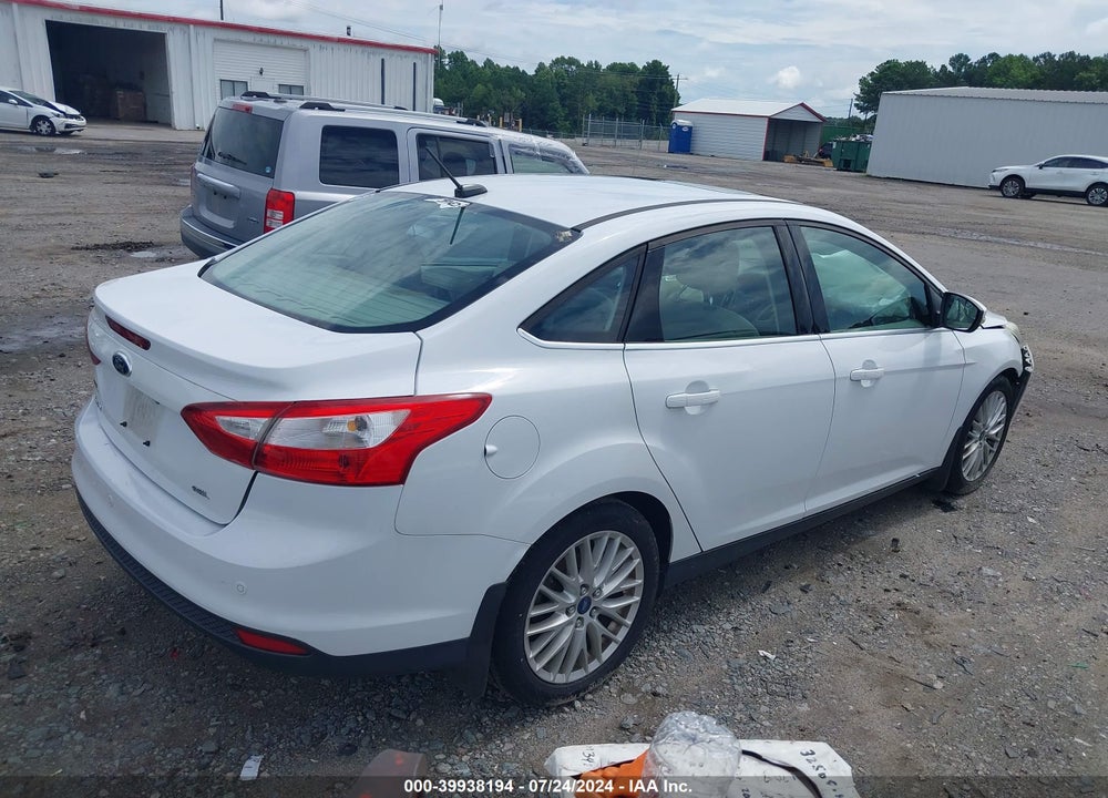 2012 FORD FOCUS SEL VIN: 1FAHP3H23CL191301