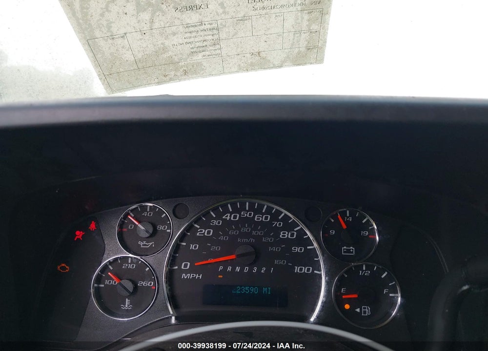 2008 CHEVROLET EXPRESS WORK VAN VIN: 1GCHG39K281200436